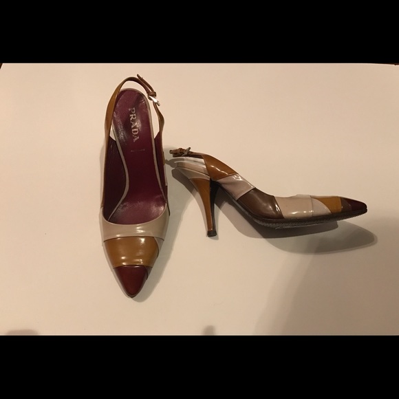 Prada Sling Back Heels - Picture 2 of 6